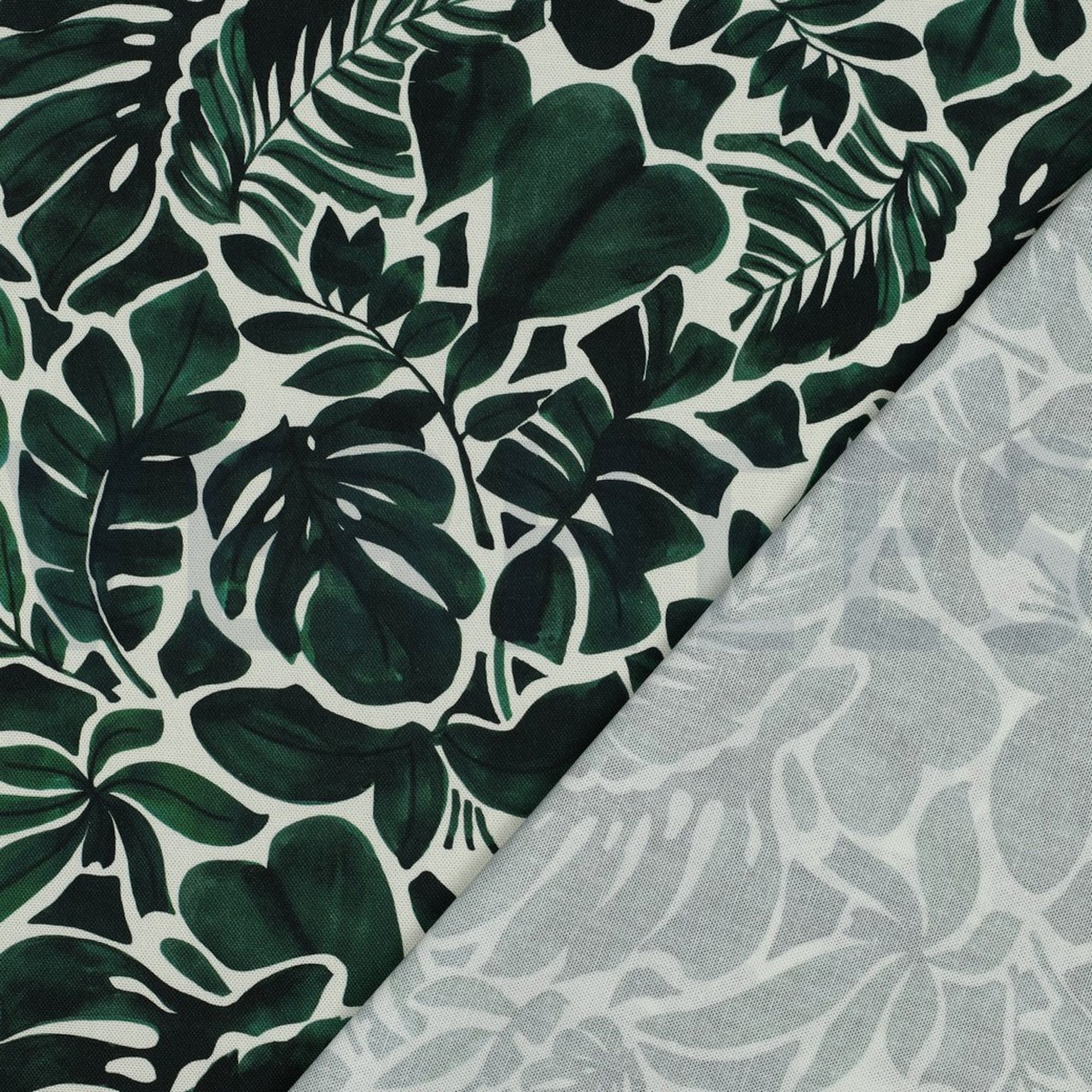 TOILE DÉCORATION DIGITAL FEUILLES VERT (high resolution) #4