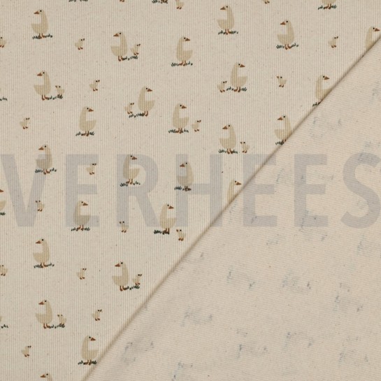 RIB JERSEY GOTS NATUREL EENDEN NATUREL #7