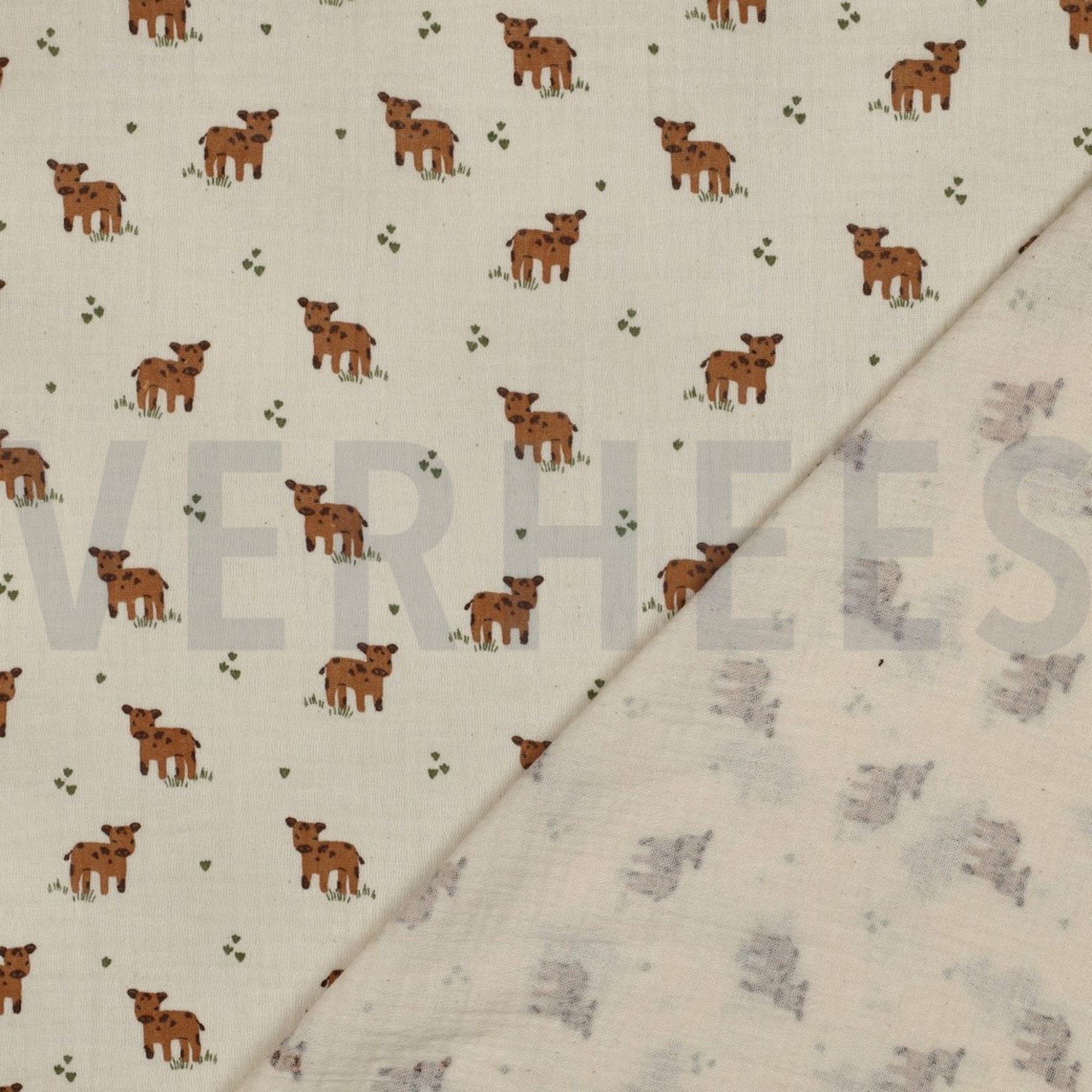 DOUBLE GAUZE GOTS NATUREL KOEIEN NATUREL (high resolution) #4