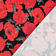 FRENCH TERRY DIGITAL BLUMEN SCHWARZ (thumbnail) #4