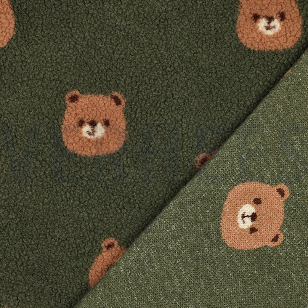 TEDDY JACQUARD BEREN GROEN #7