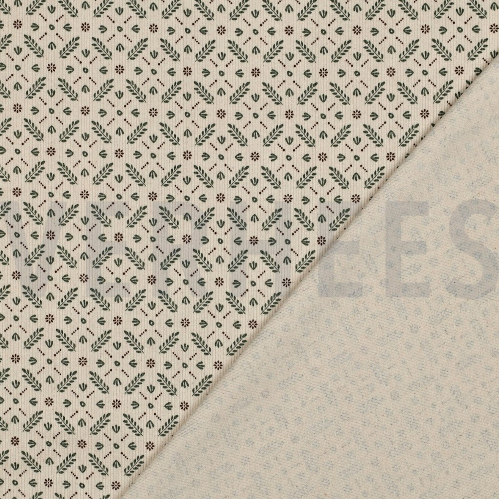 RIB JERSEY GOTS NATUREL BLOEMEN NATUREL (high resolution) #4