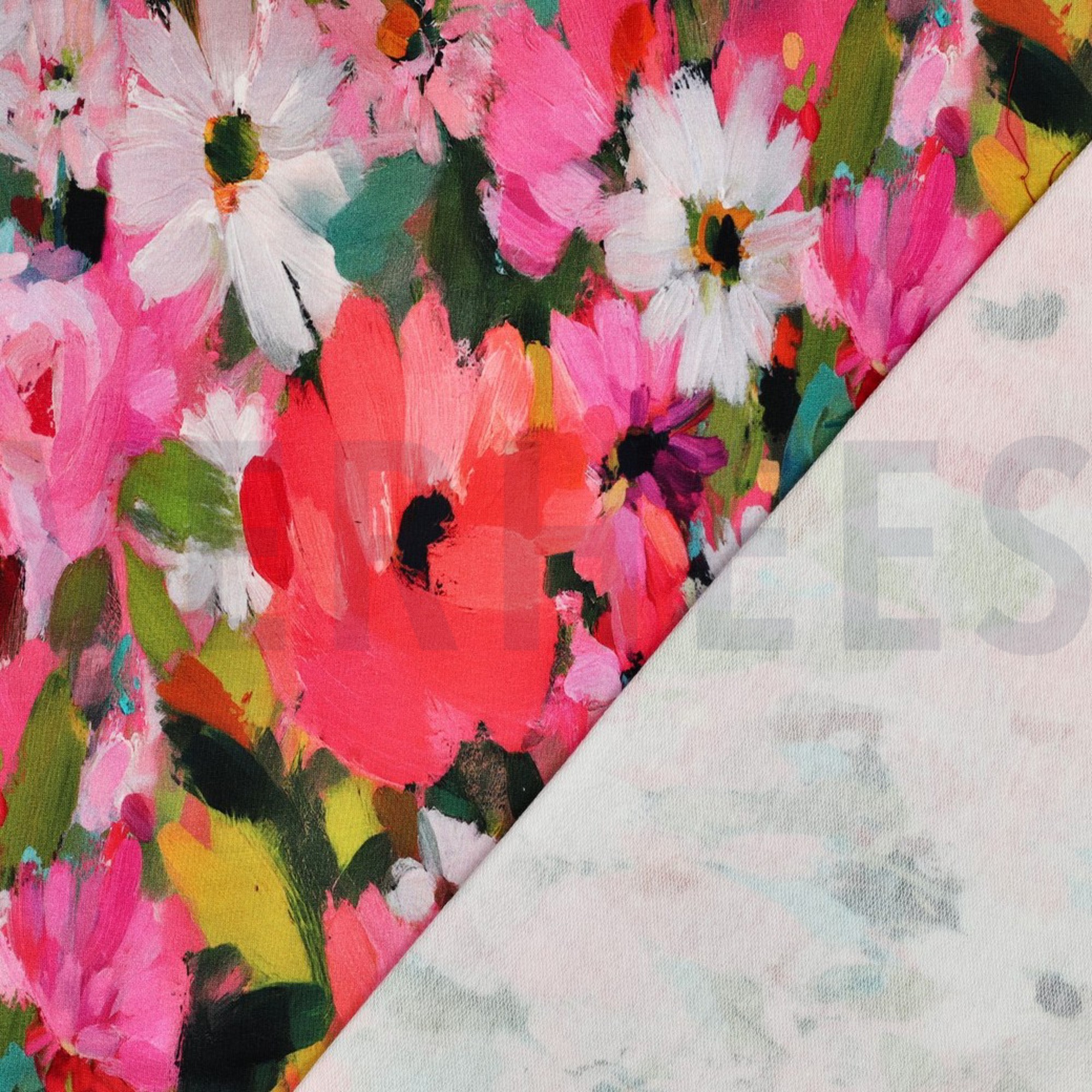 FRENCH TERRY DIGITAL FLOWERS PINK (high resolution) #4
