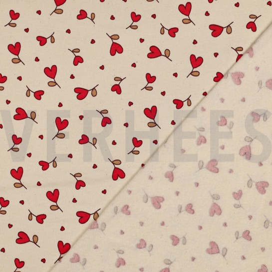 SWEAT NATURALS HERZEN NATUR/FUCHSIA #7