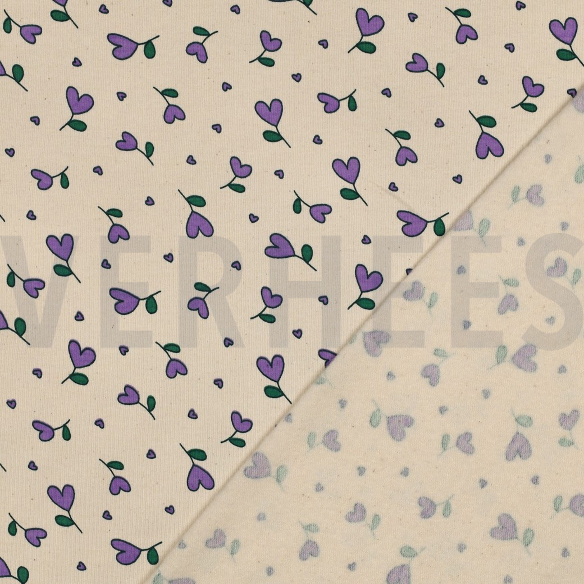 SWEAT NATURALS HERZEN NATUR/LILA (high resolution) #4