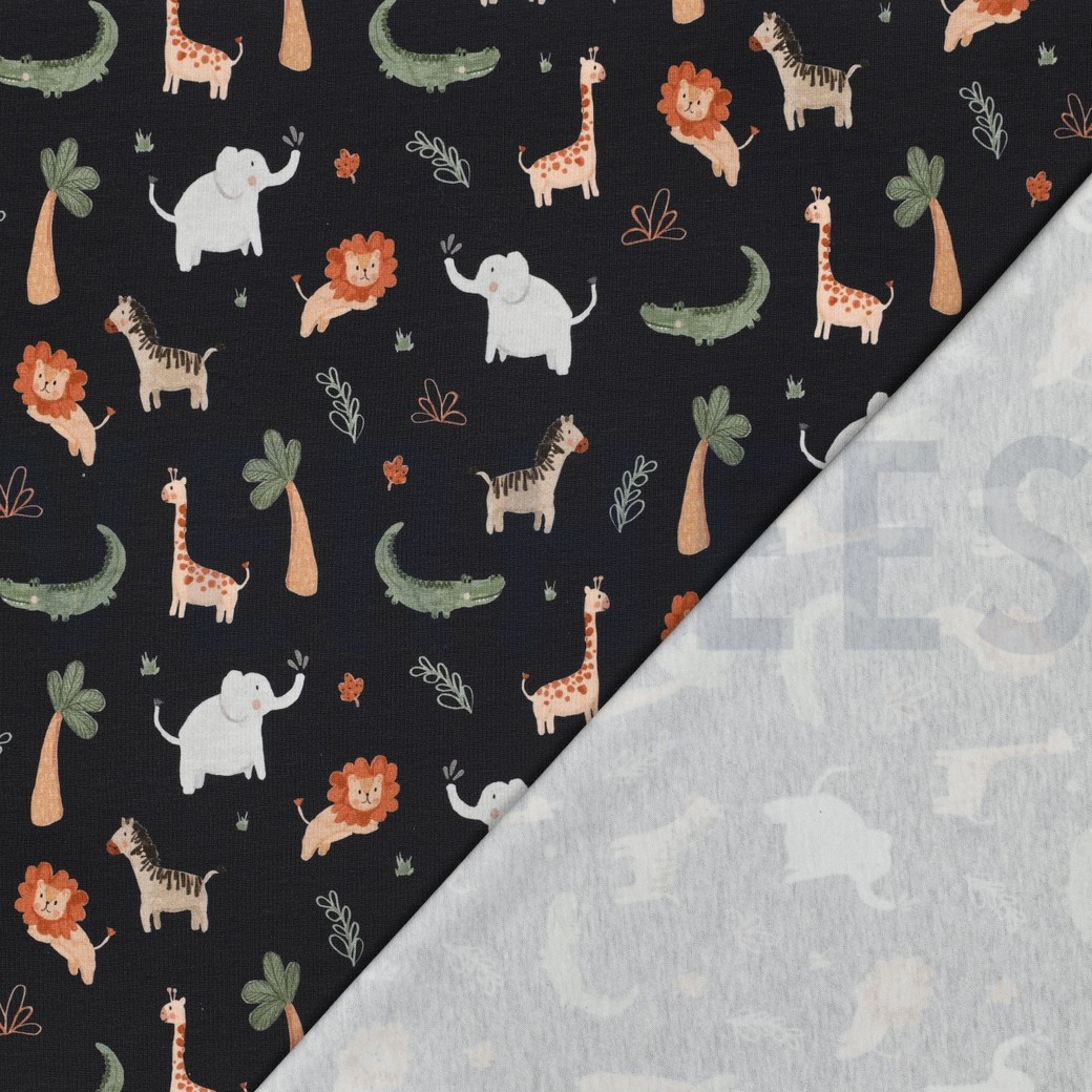 JERSEY DIGITAL SAFARI ANIMALS ANTHRACITE #7