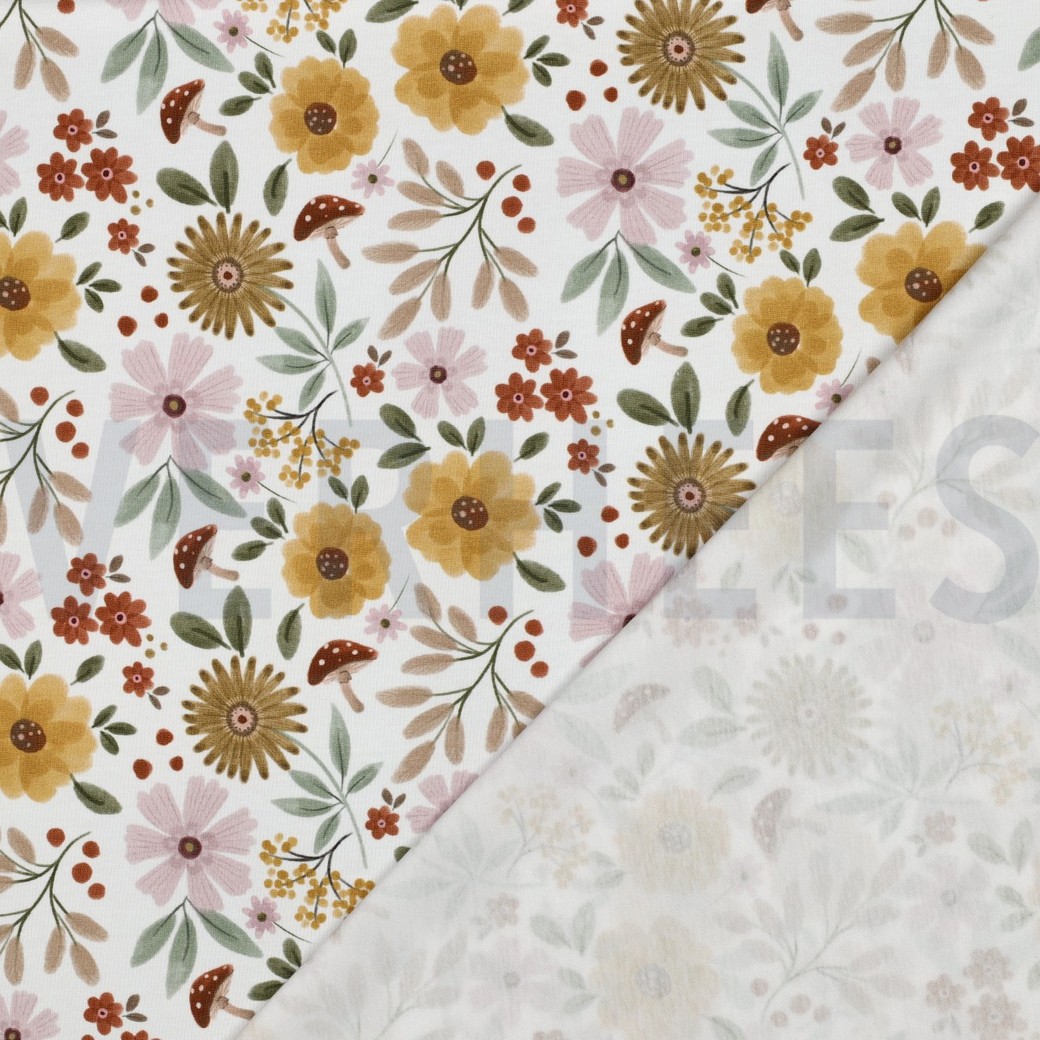 JERSEY DIGITAL BLUMEN WEISS #7