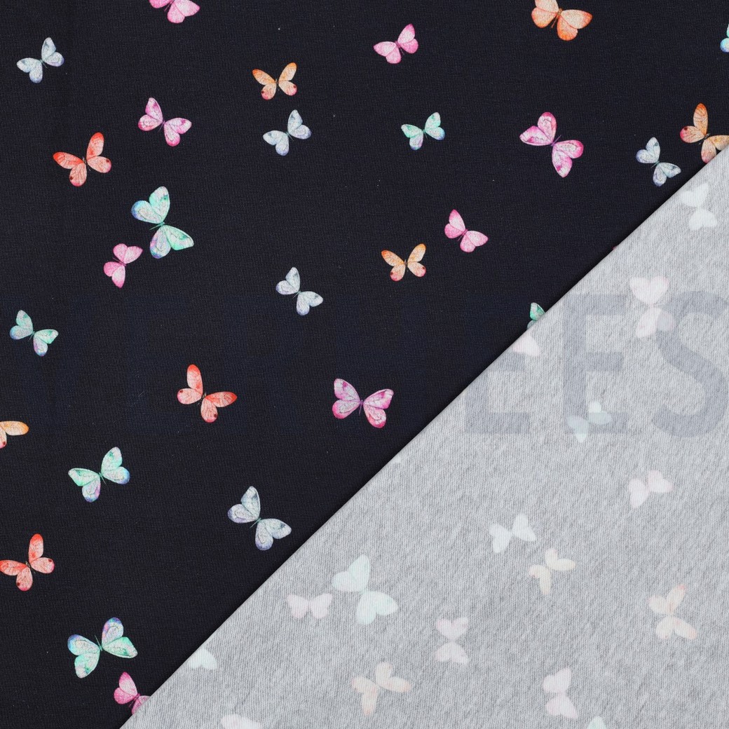 JERSEY DIGITAL BUTTERFLIES NAVY #7