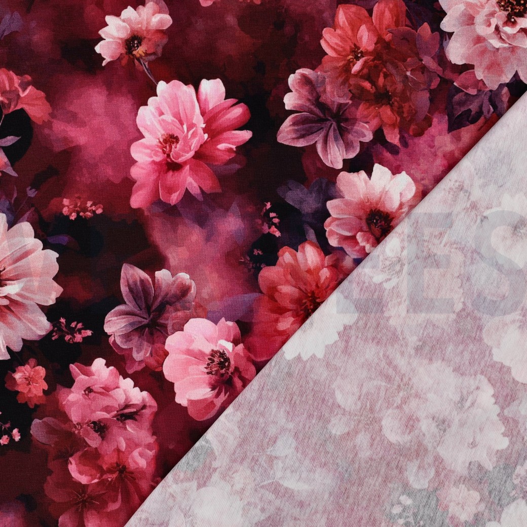 JERSEY DIGITAL BLUMEN ROSA #7