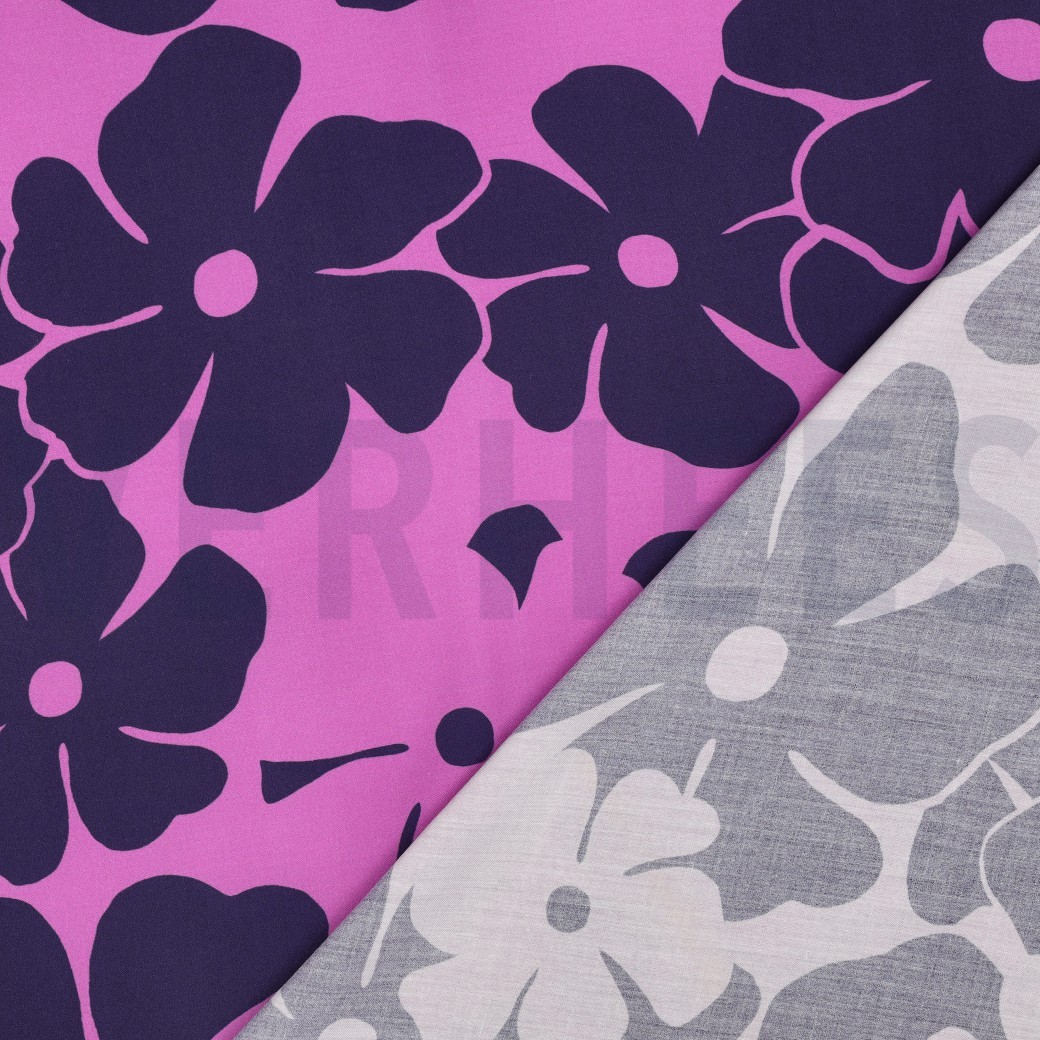 VISCOSE RADIANCE FLOWERS PURPLE #7