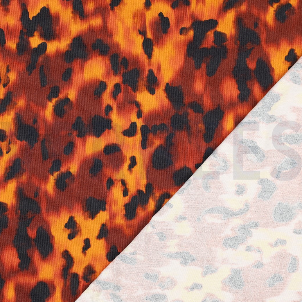 VISCOSE ROSELLA STRETCH DIERENHUID CAMEL #7