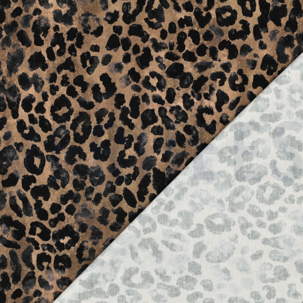 PUNTA DI ROMA DIGITAL ANIMAL SKIN DARK BROWN #7