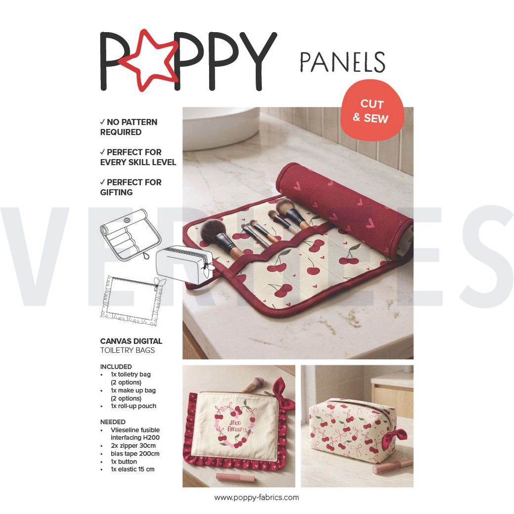 CANVAS DIGITAAL TOILETTAS PANEEL KERSEN ROOD #7