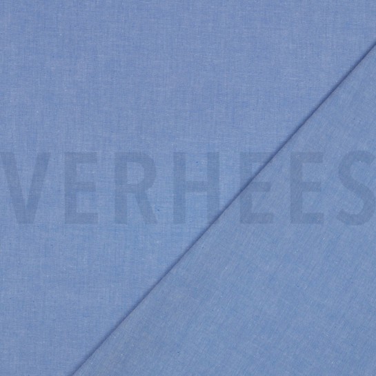 TEINT EN FIL POPELINE BLEU CIEL #7