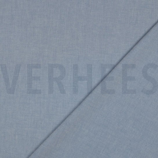 GARNFÄRBT POPELINE BLAU #7