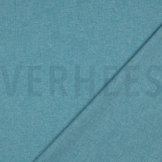 GARENGEVERFD POPLIN PETROL #7