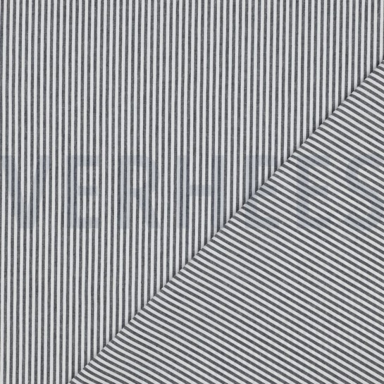 TEINT EN FIL RAYURE 3MM BLEU MARINE #7