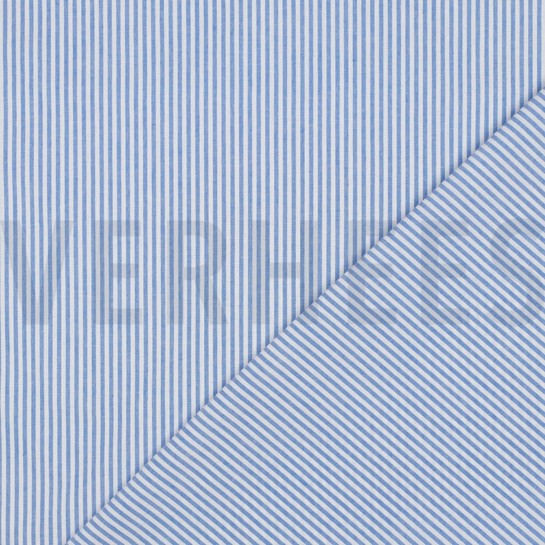 YARN DYED STRIPE 3MM SKY BLUE #7