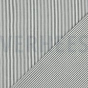 GARENGEVERFD POPLIN STREPEN 3MM DONKERGROEN (thumbnail) #4