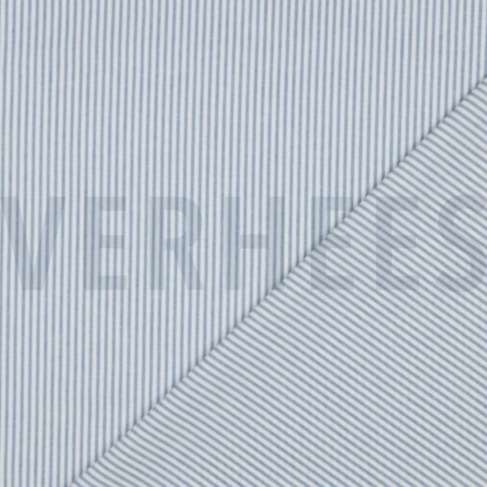 GARENGEVERFD POPLIN STREPEN 3MM BLAUW (high resolution) #4