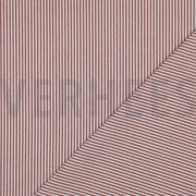 GARENGEVERFD POPLIN STREPEN 3MM TERRACOTTA (thumbnail) #4