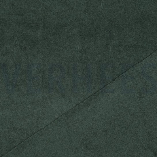 STRETCH BADSTOF DONKERGROEN #7