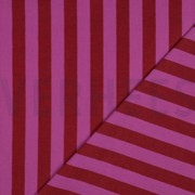KATOEN GARENGEVERFD STREPEN ROOD/FUCHSIA (thumbnail) #4
