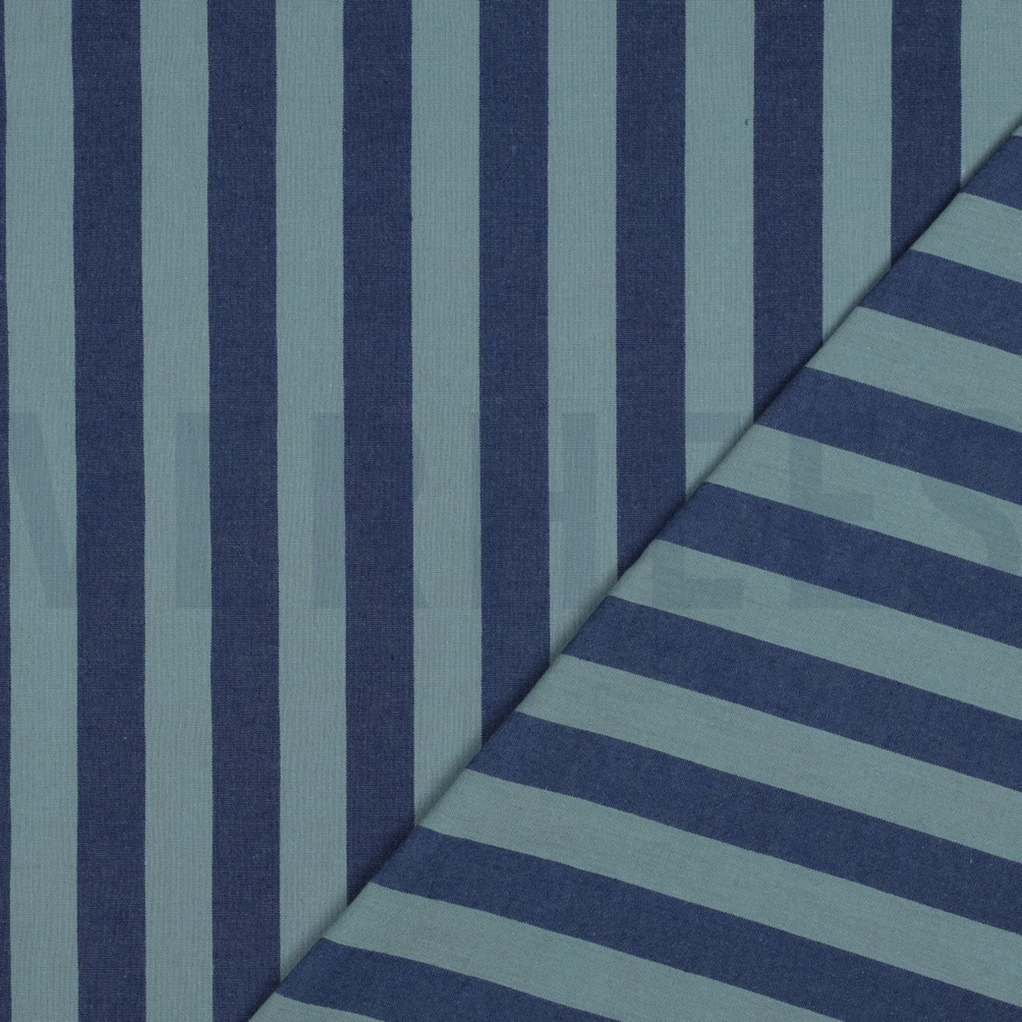 KATOEN GARENGEVERFD STREPEN BLAUW/GREEN (high resolution) #4