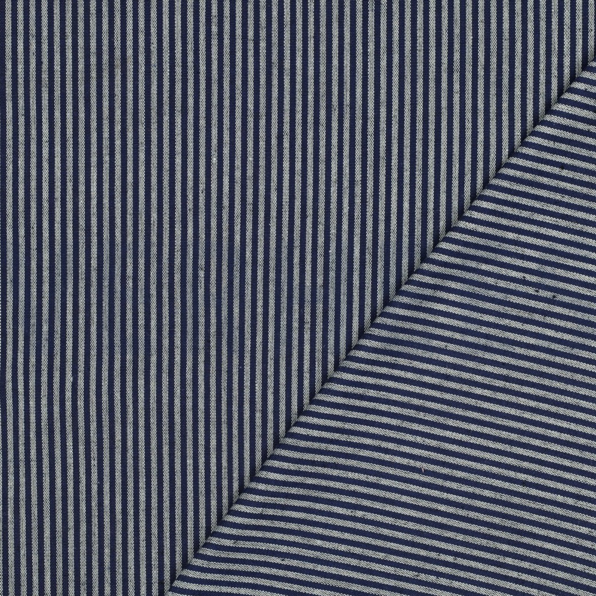JACQUARD GARENGEVERFD STREPEN MARINEBLAUW (high resolution) #4