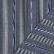 JACQUARD TEINT EN FIL RAYURE BLEU MARINE (thumbnail) #4