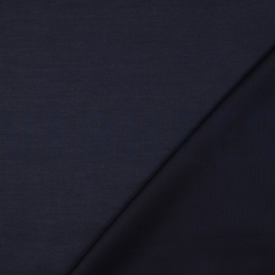 BAUMWOLLE VOILE GOTS MARINEBLAU #7