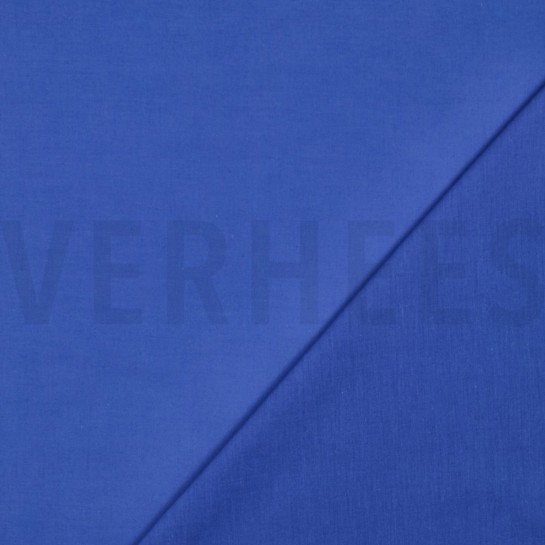 BAUMWOLLE VOILE GOTS KOBALTBLAU #7