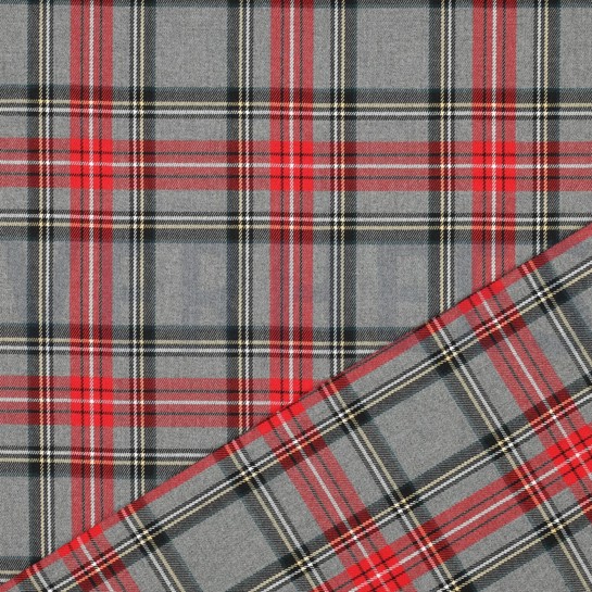 SCHOTTISCHES KARO GRAU #7