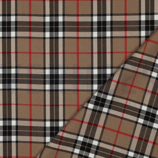 TARTAN CHECK CAMEL #7