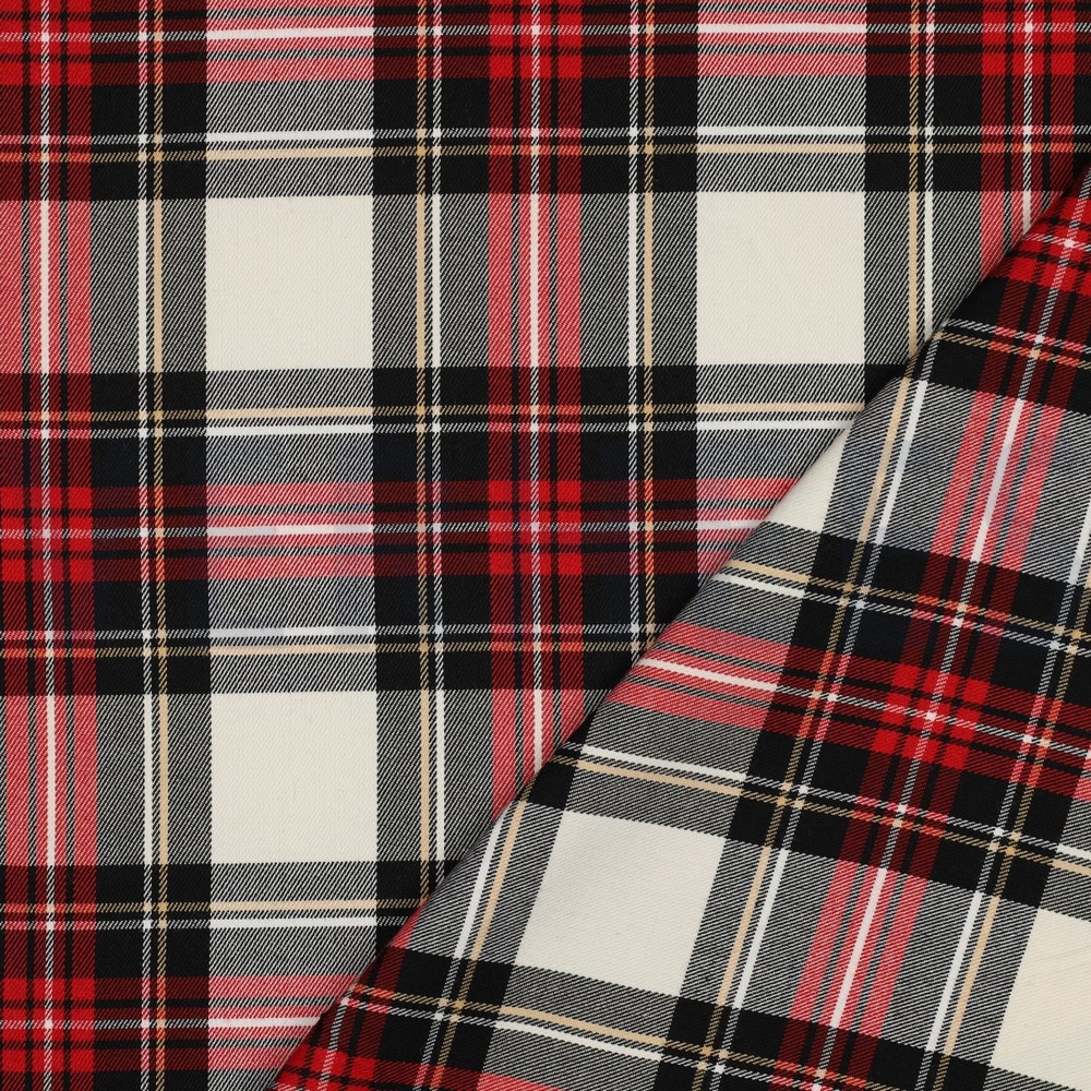TARTAN CHECK ZWART/WIT #7