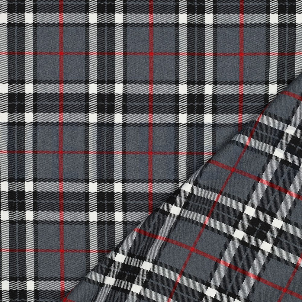 TARTAN CHECK GRIJS #7