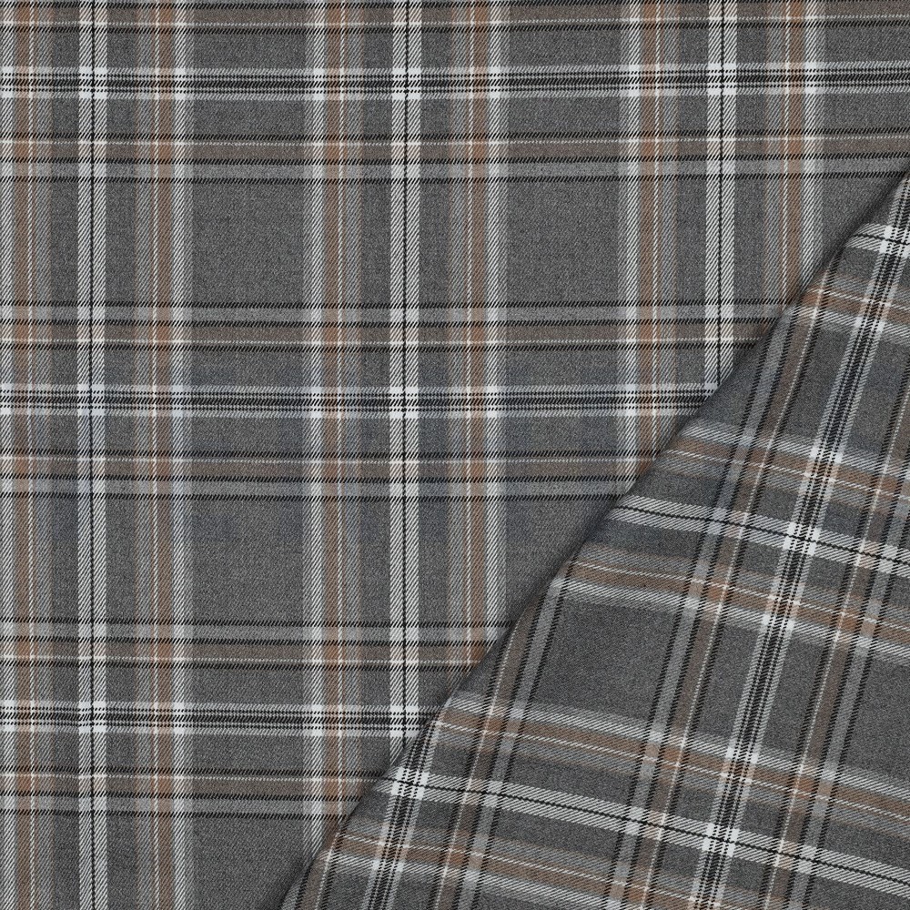TARTAN CHECK GREY/BEIGE #7