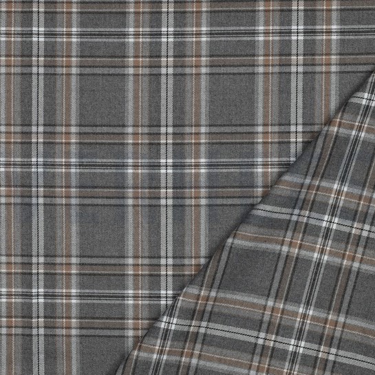 TARTAN CHECK GRAU/BEIGE #7