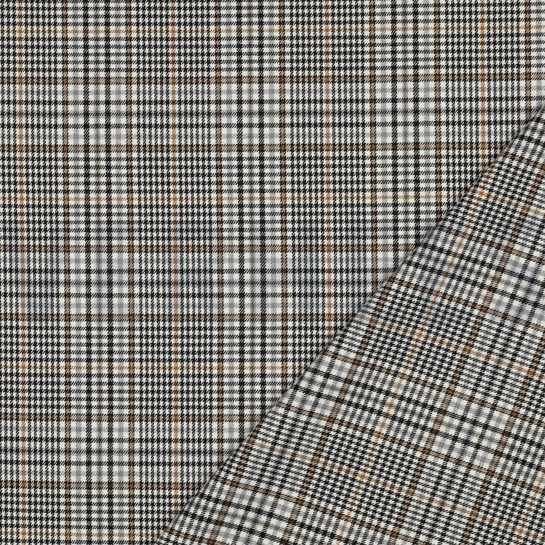 TARTAN CHECK ECRU/BRAUN/SCHWARZ #7