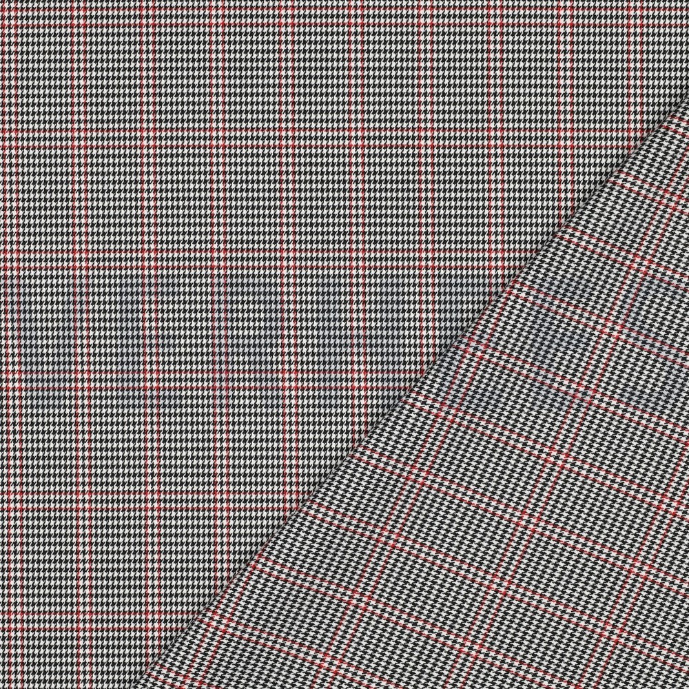 TARTAN CHECK NOIR/BLANC #7