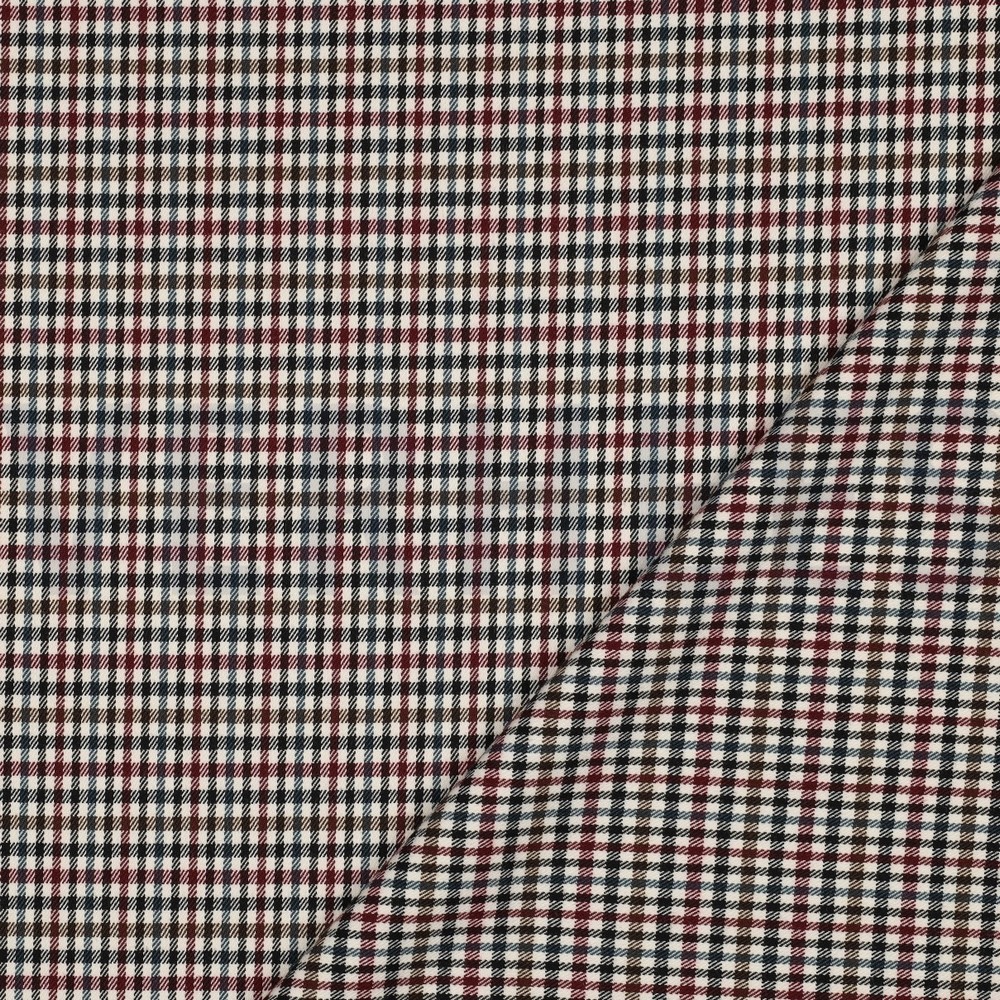 TARTAN CHECK BORDEAUX #7
