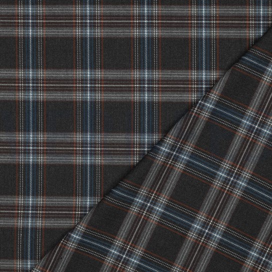 TARTAN CHECK GRAU/HELLBLAU/WEISS #7