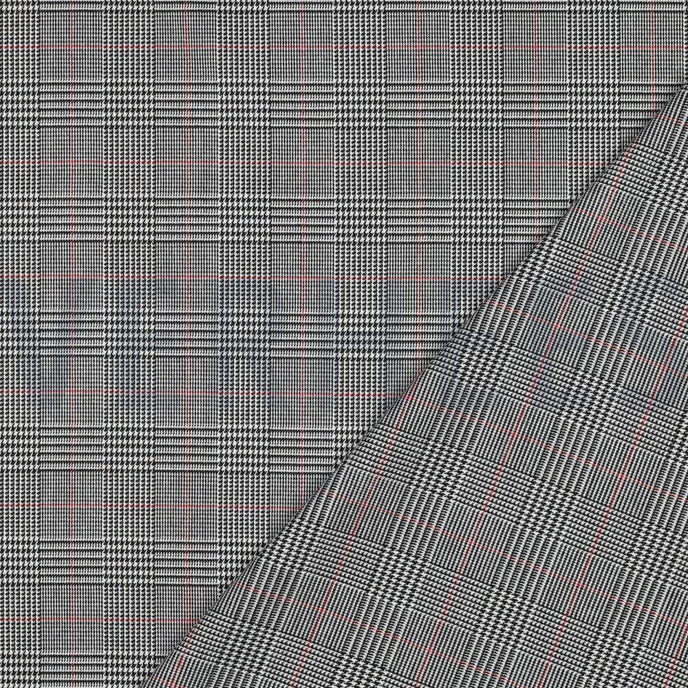 TARTAN CHECK SCHWARZ/WEISS #7