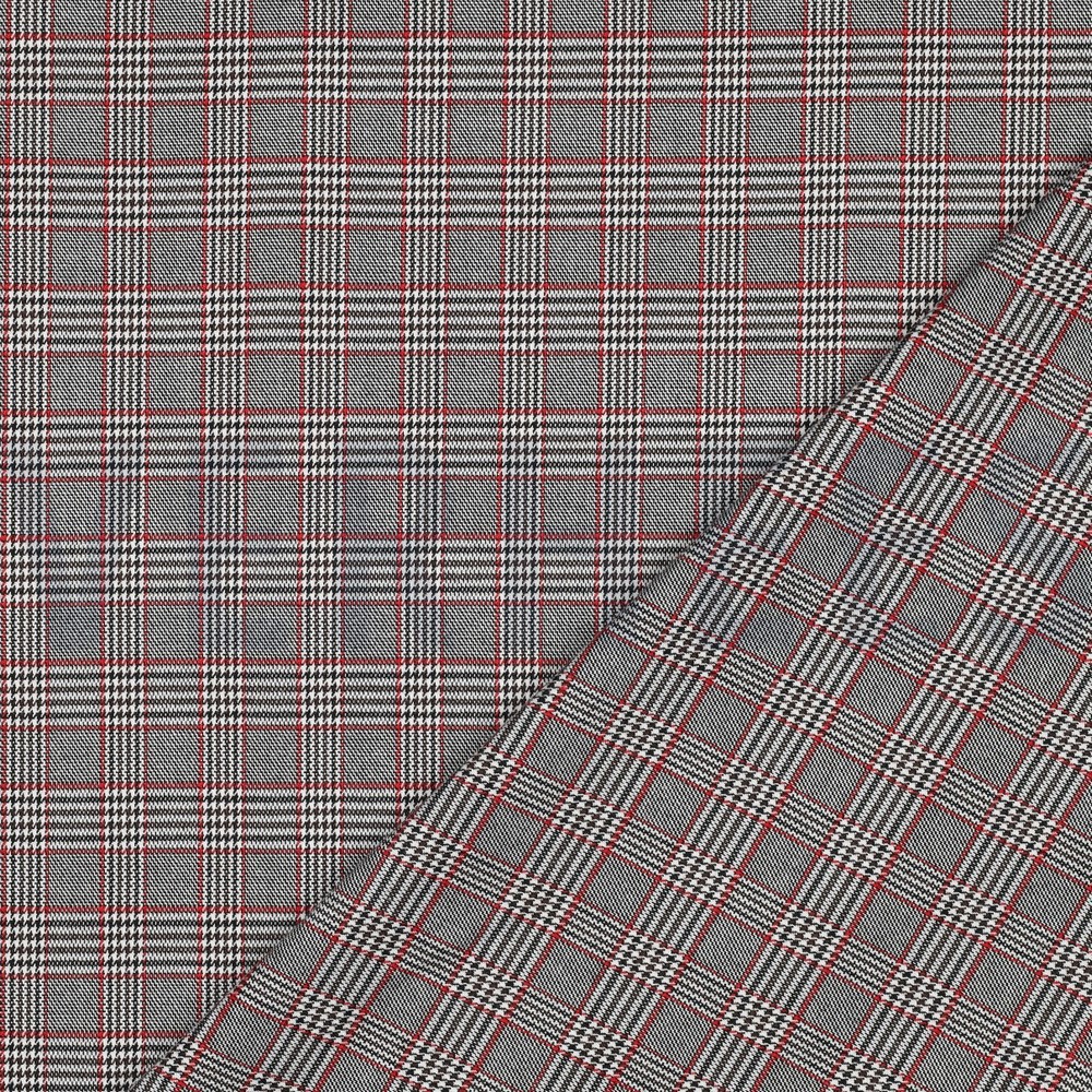 TARTAN CHECK ZWART/WIT #7