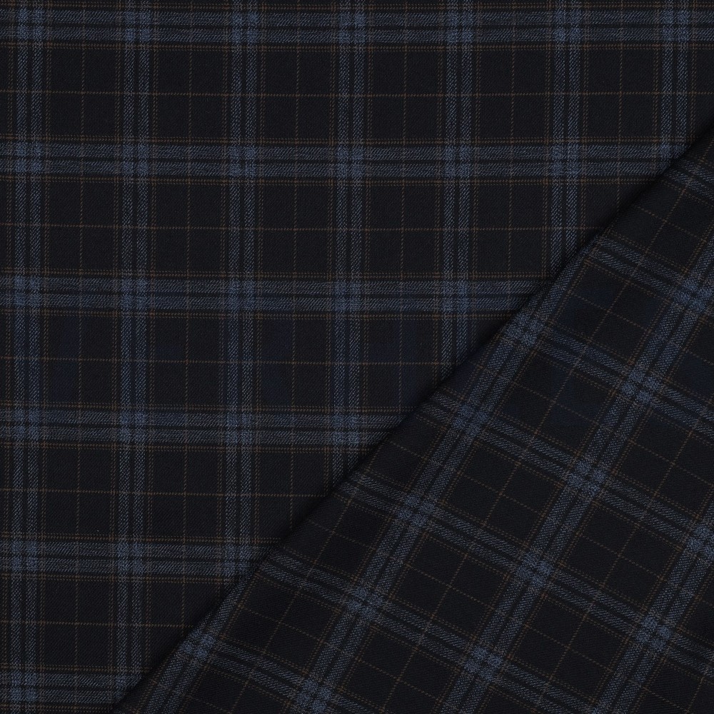 TARTAN CHECK NAVY/JEANS/CAMEL #7