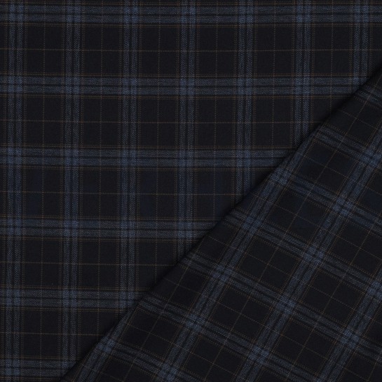 TARTAN CHECK MARINEBLAU/JEANS/CAMEL #7