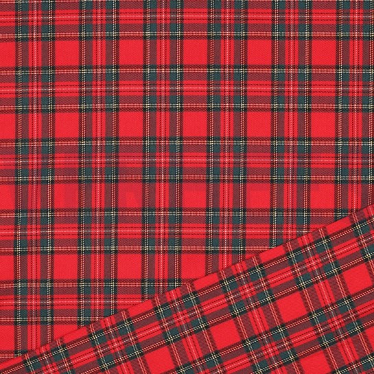 SCOTTISH CHECK RED #7