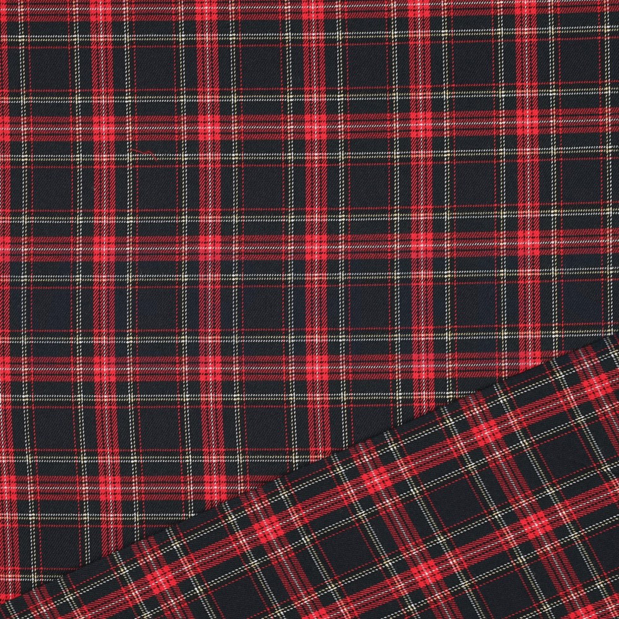 CARREAUX ÉCOSSAIS BLEU MARINE (high resolution) #4