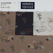JERSEY MELANGE ELEPHANTS INDIGO MELANGE (thumbnail) #4