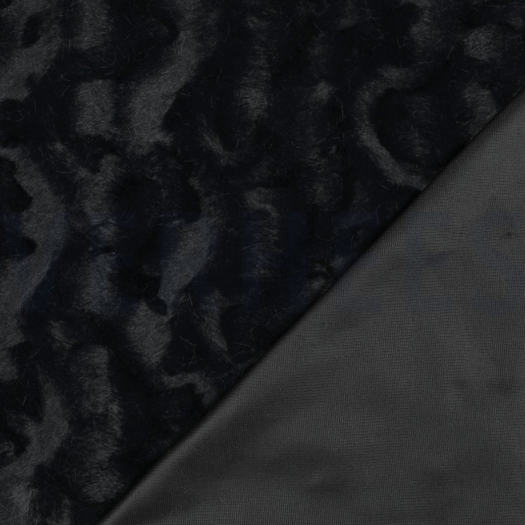 FAUX FUR BLACK #7